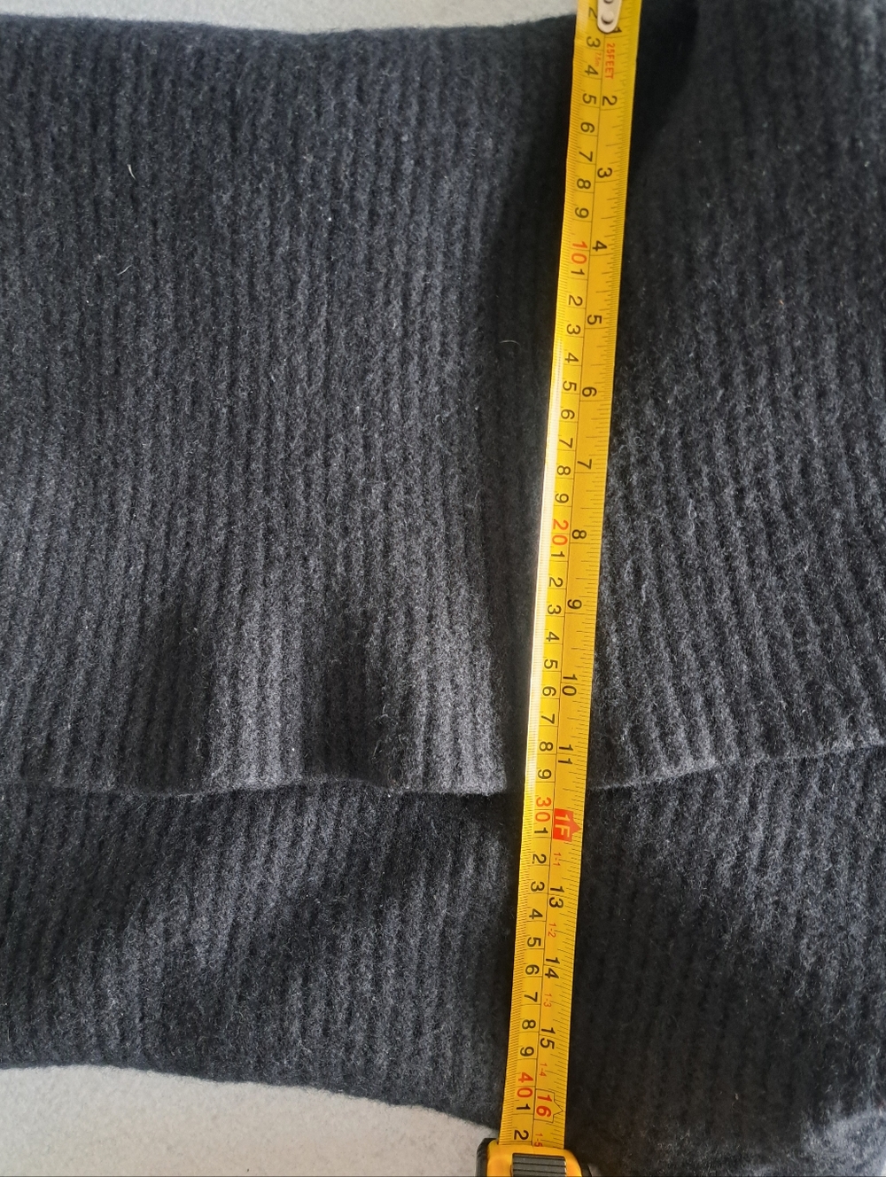 All Saints Black Ribbed Women's Knit Sweater - Picture 6 of 11